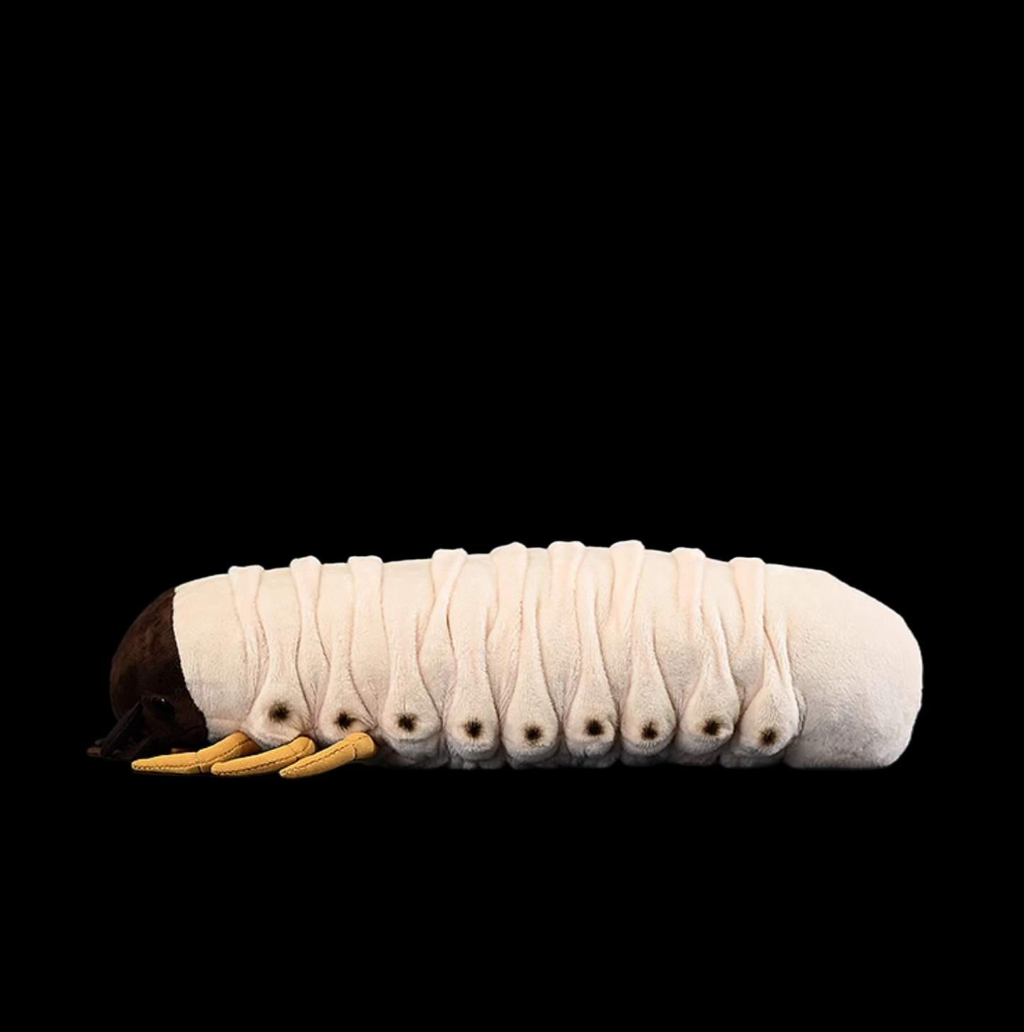 White Grub Soft Stuffed Plush Toy