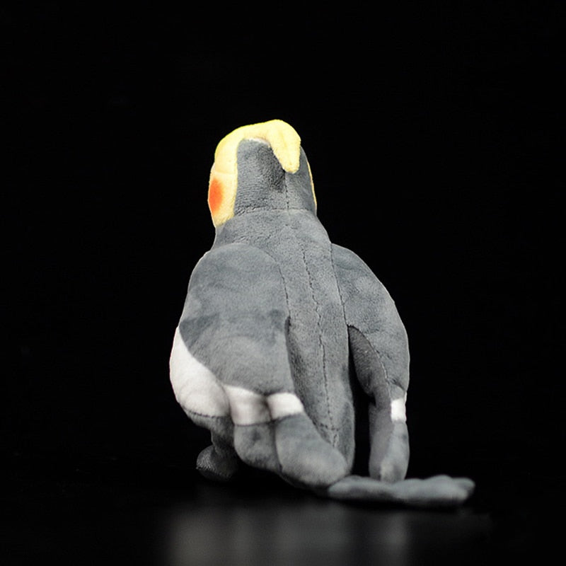 Weiches Plüschtier mit Nymphensittich-Vogel