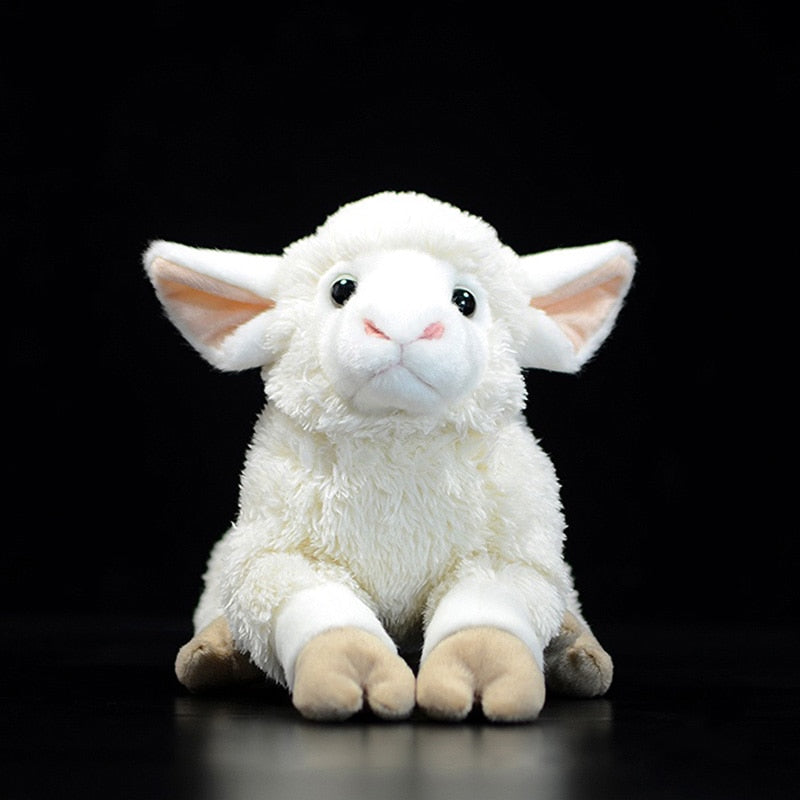 Brinquedo de pelúcia macio de ovelha de cordeiro