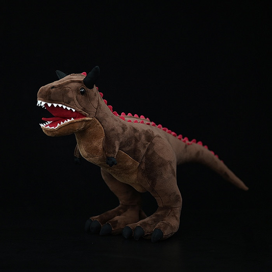 Peluche morbido di dinosauro Carnotaurus