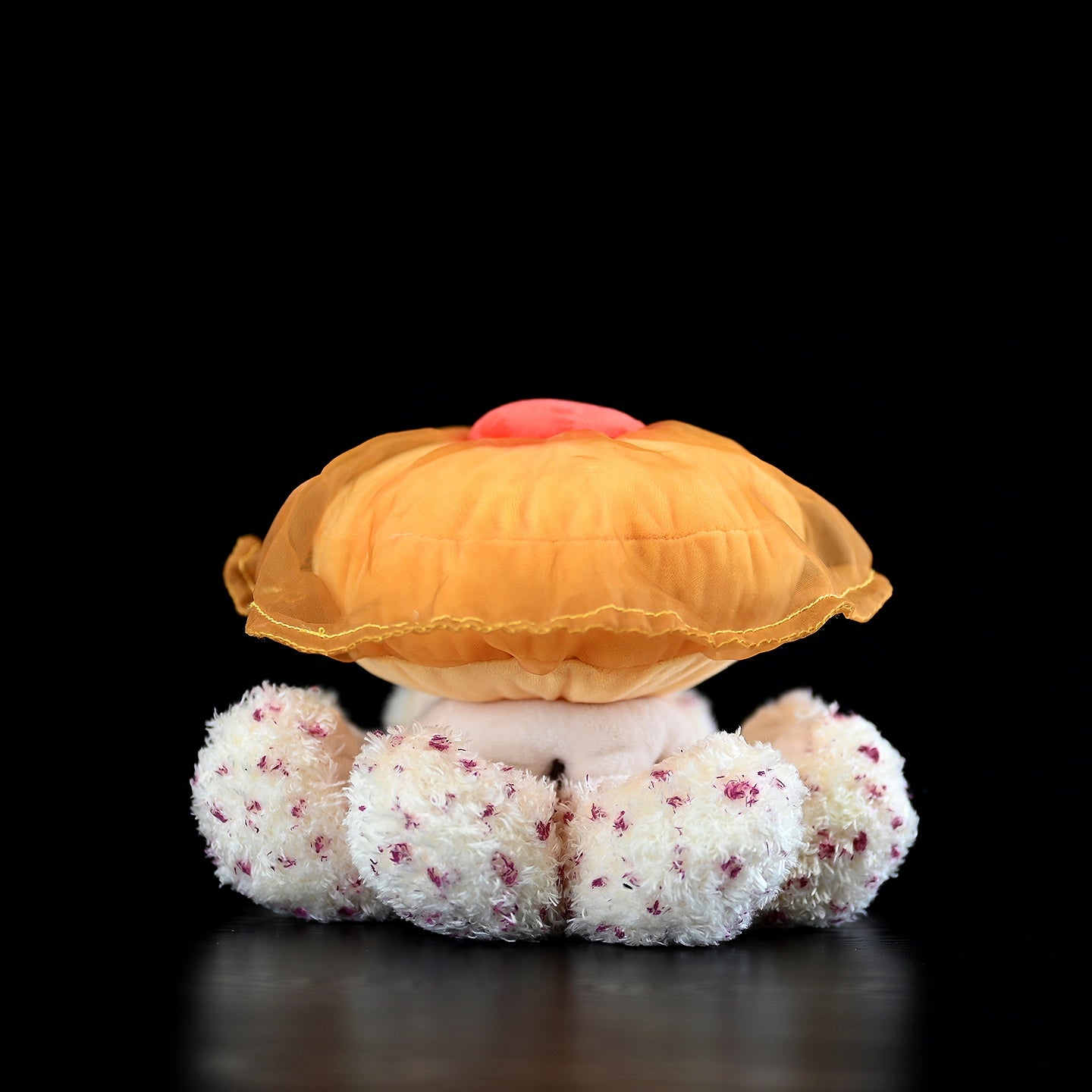 Peluche morbido a forma di medusa a forma di uovo fritto