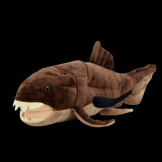 Dunkleosteus, pesce preistorico, peluche morbido