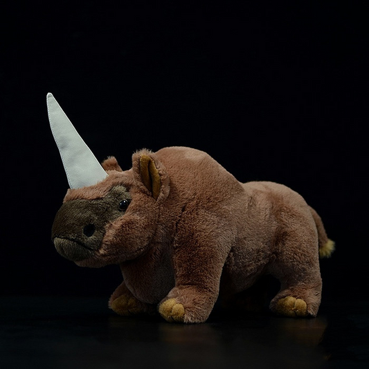Elasmotherium Rinoceronte preistorico, peluche morbido