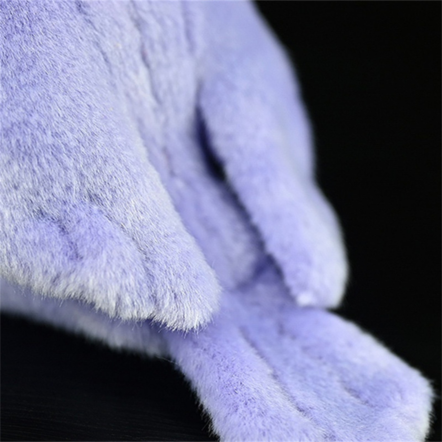 Peluche morbido a forma di inseparabile viola 