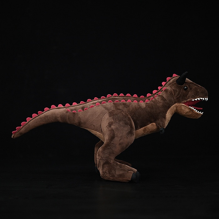 Peluche morbido di dinosauro Carnotaurus
