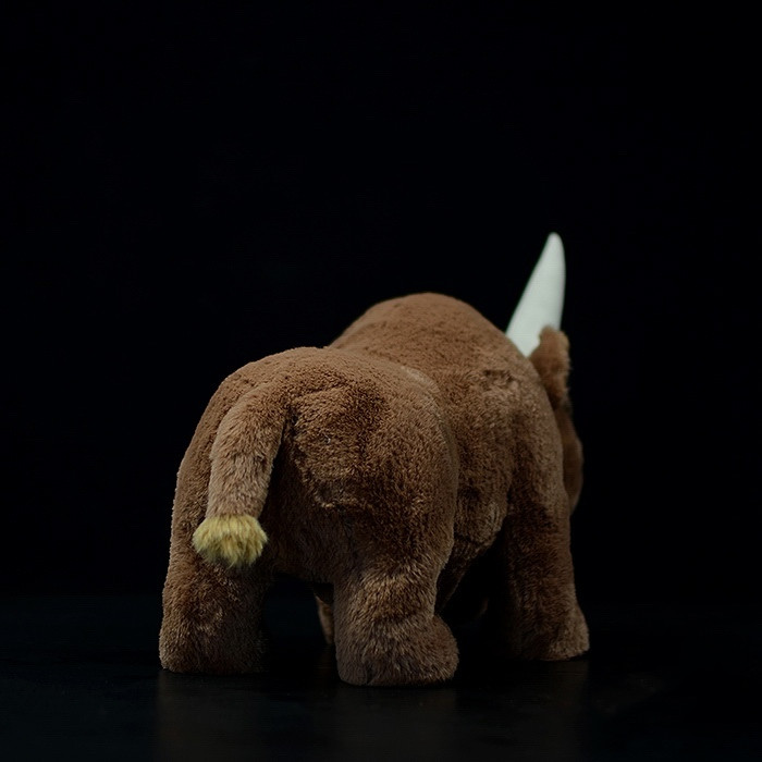 Elasmotherium Rinoceronte preistorico, peluche morbido