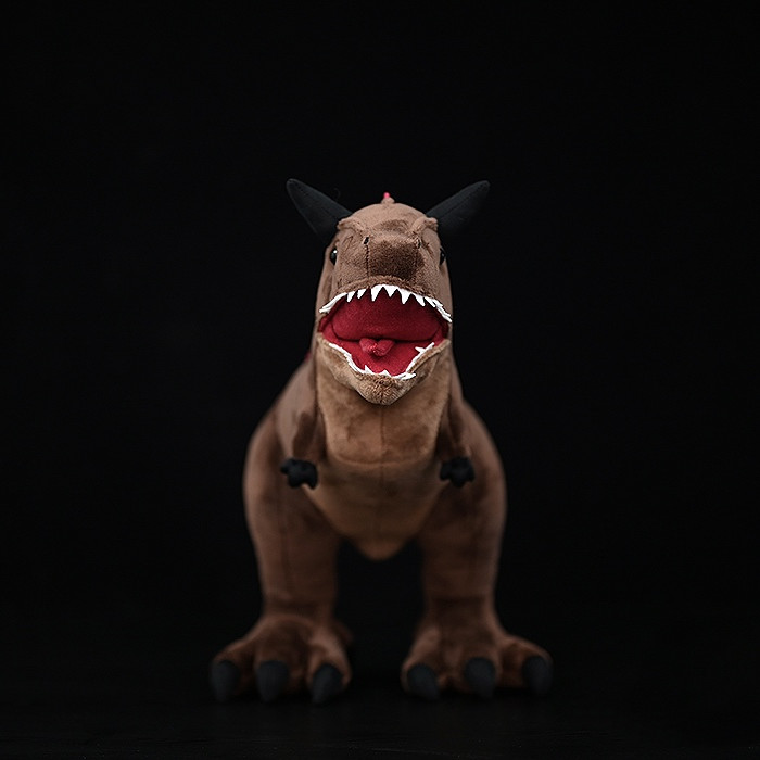 Peluche morbido di dinosauro Carnotaurus