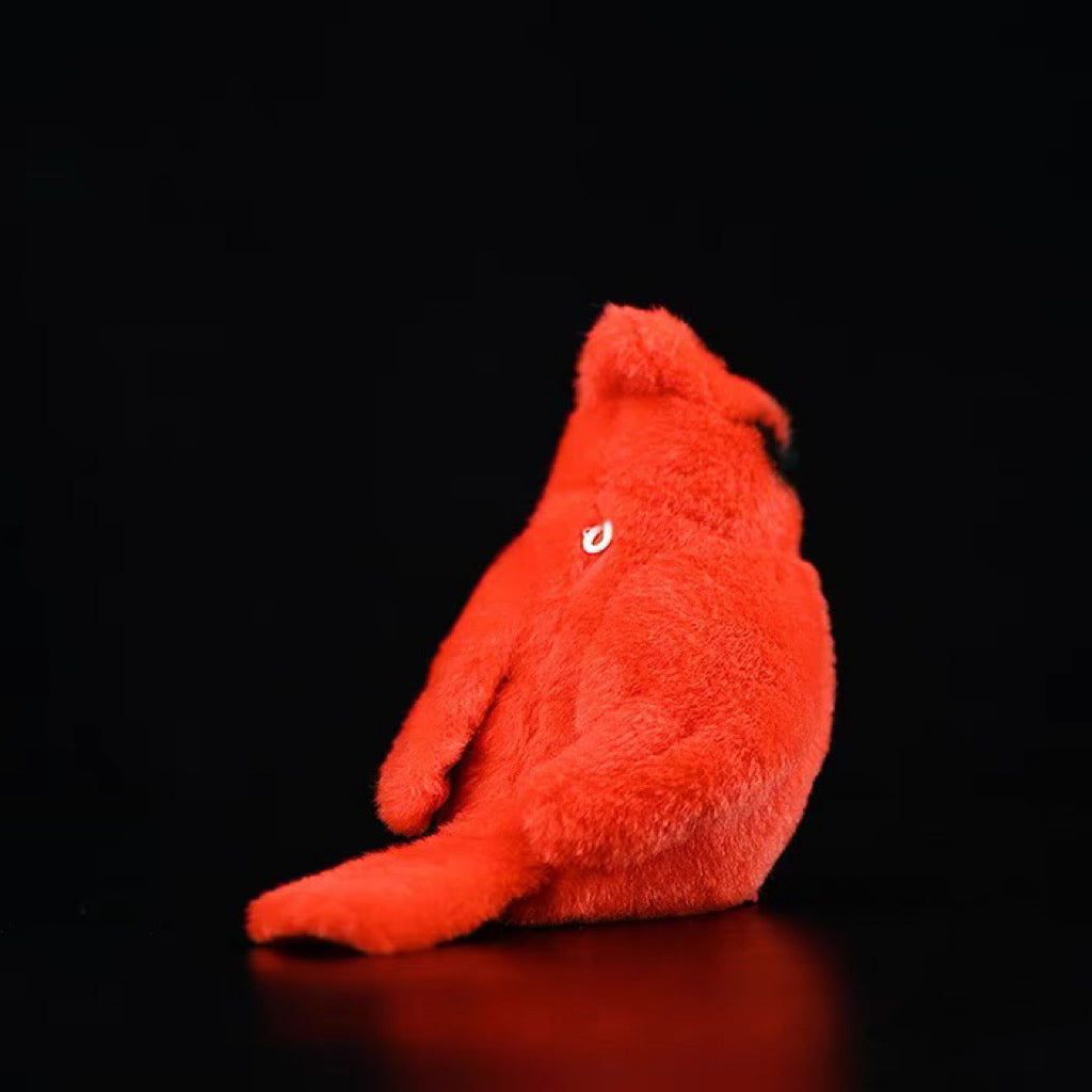 Peluche morbido a forma di cardinale settentrionale 