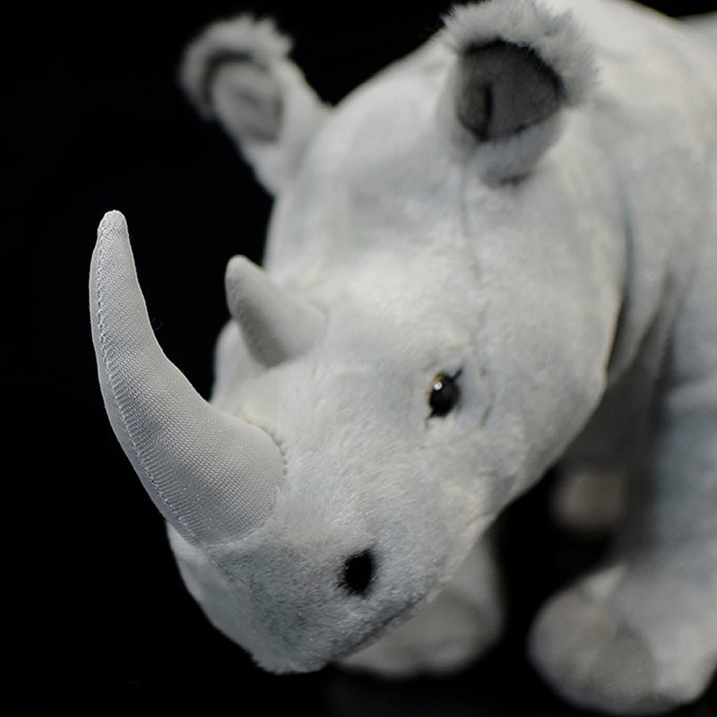 White Rhinoceros Soft Stuffed Plush Toy