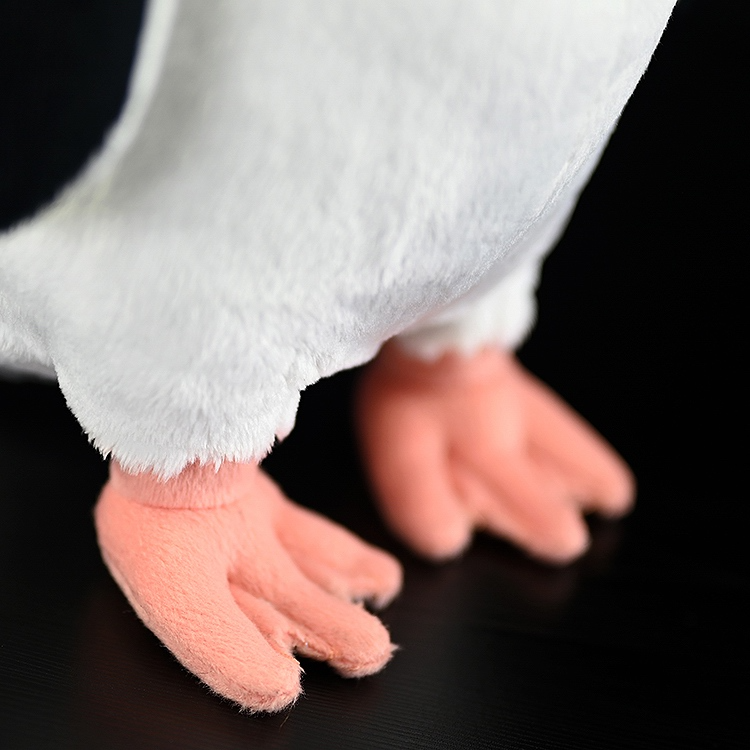 Pinguino dagli occhi gialli, peluche morbido 
