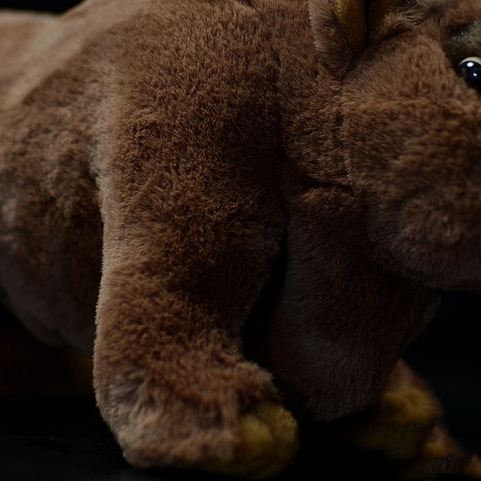 Elasmotherium Rinoceronte preistorico, peluche morbido