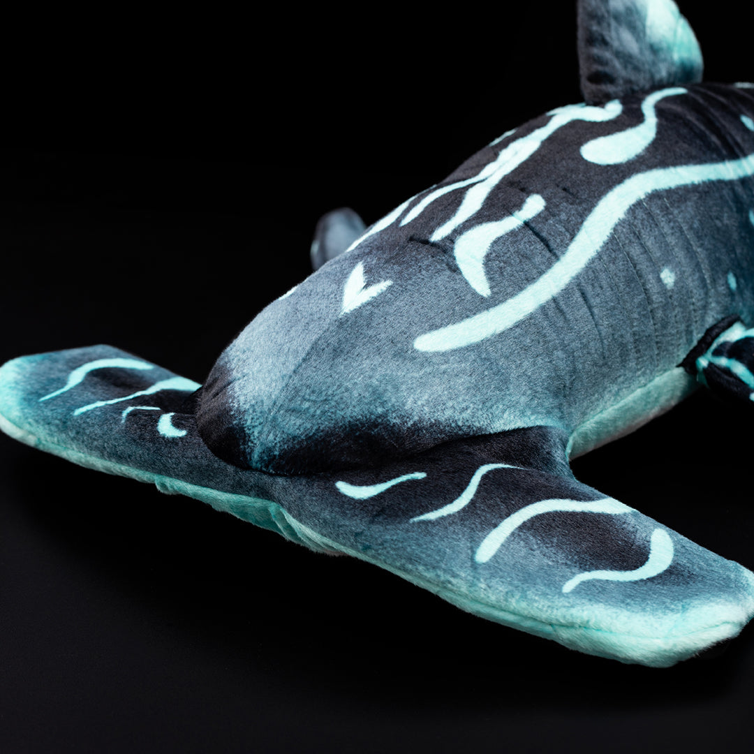 Large Blue Hammerhead Shark Soft Stuffed Plush Toy