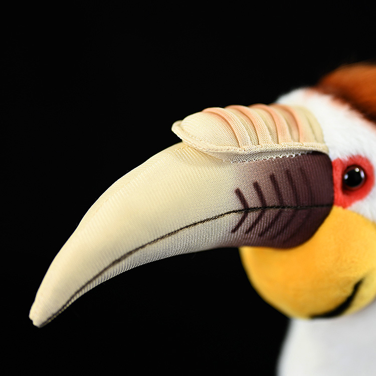 Wreathed Hornbill Bird Soft Stuffed Plush Toy