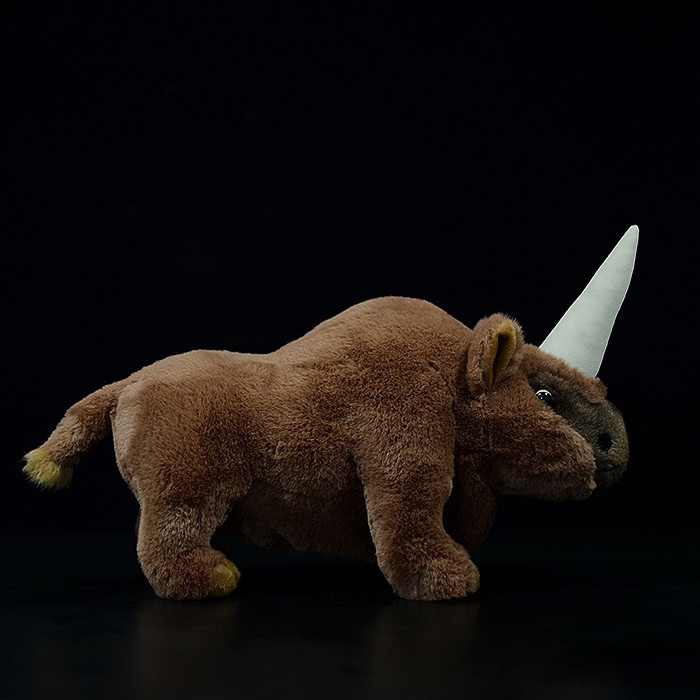 Elasmotherium Rinoceronte preistorico, peluche morbido