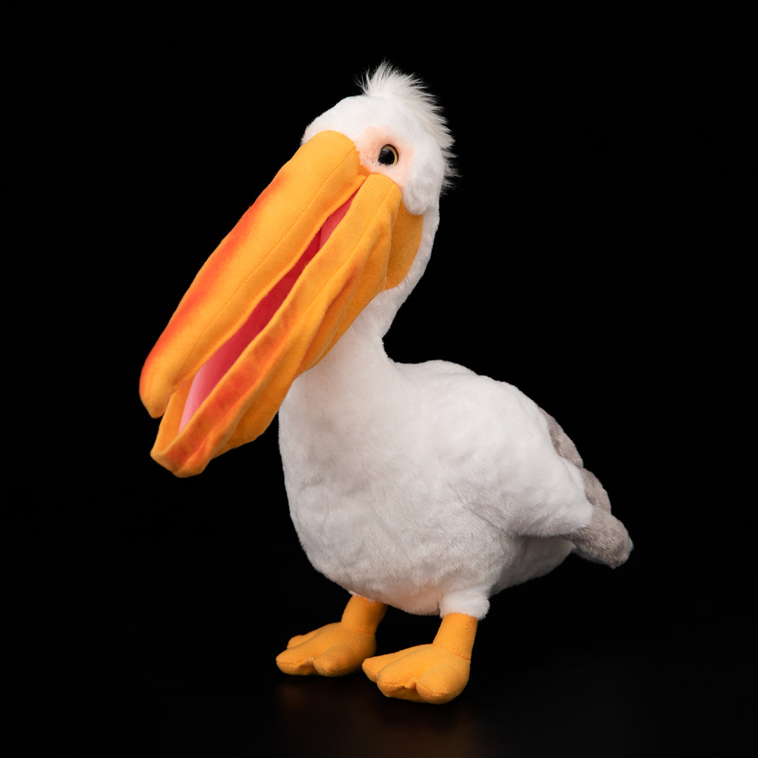 צעצוע קטיפה ממולא רך של ציפור Pelican