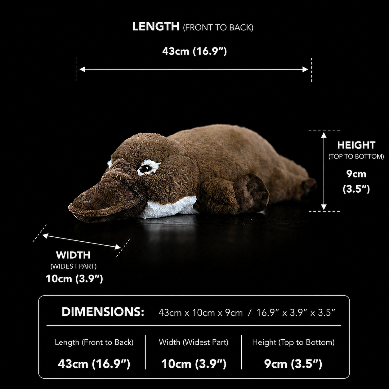 Duckbill Platypus Soft Stuffed Plush Toy