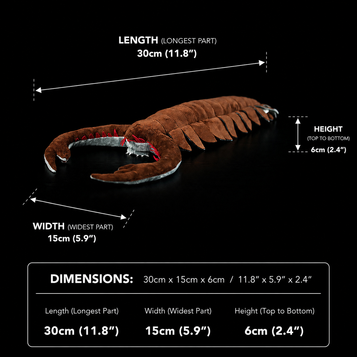 Anomalocaris Arthropod Měkká plyšová hračka