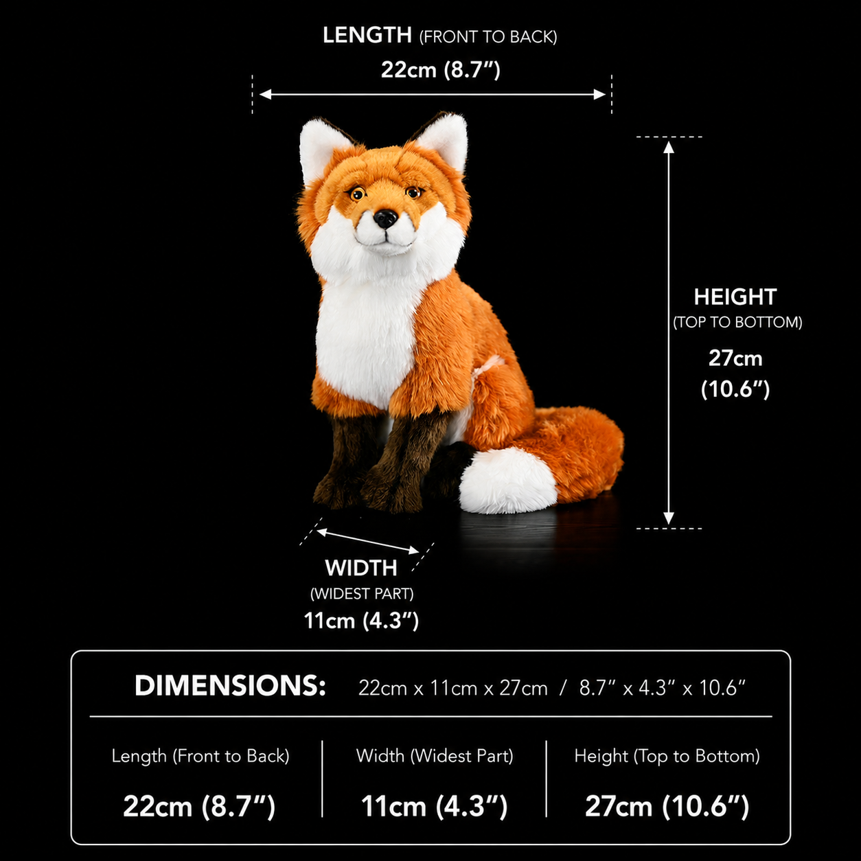 Měkká plyšová hračka Arctic Fox