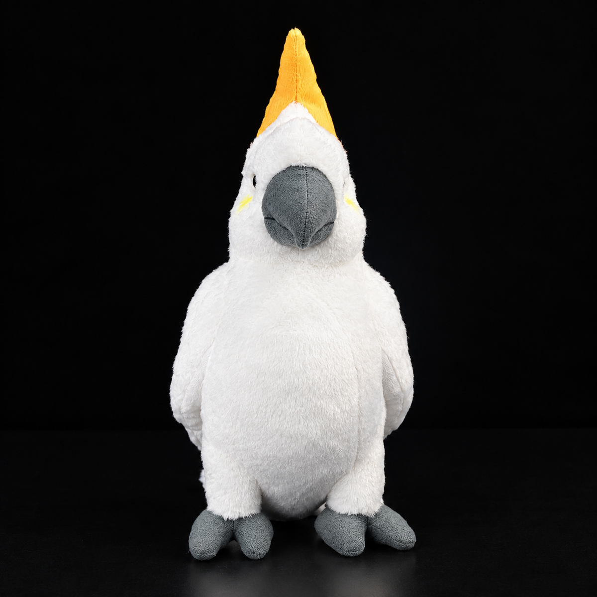 Brinquedo de pelúcia macio de pelúcia de baleia branca beluga