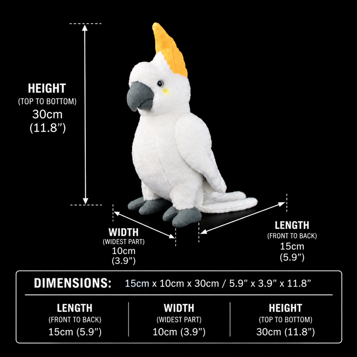 Brinquedo de pelúcia macio de pelúcia de baleia branca beluga