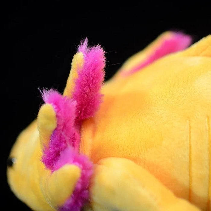 Yellow Axolotl Soft Stuffed Plush Toy