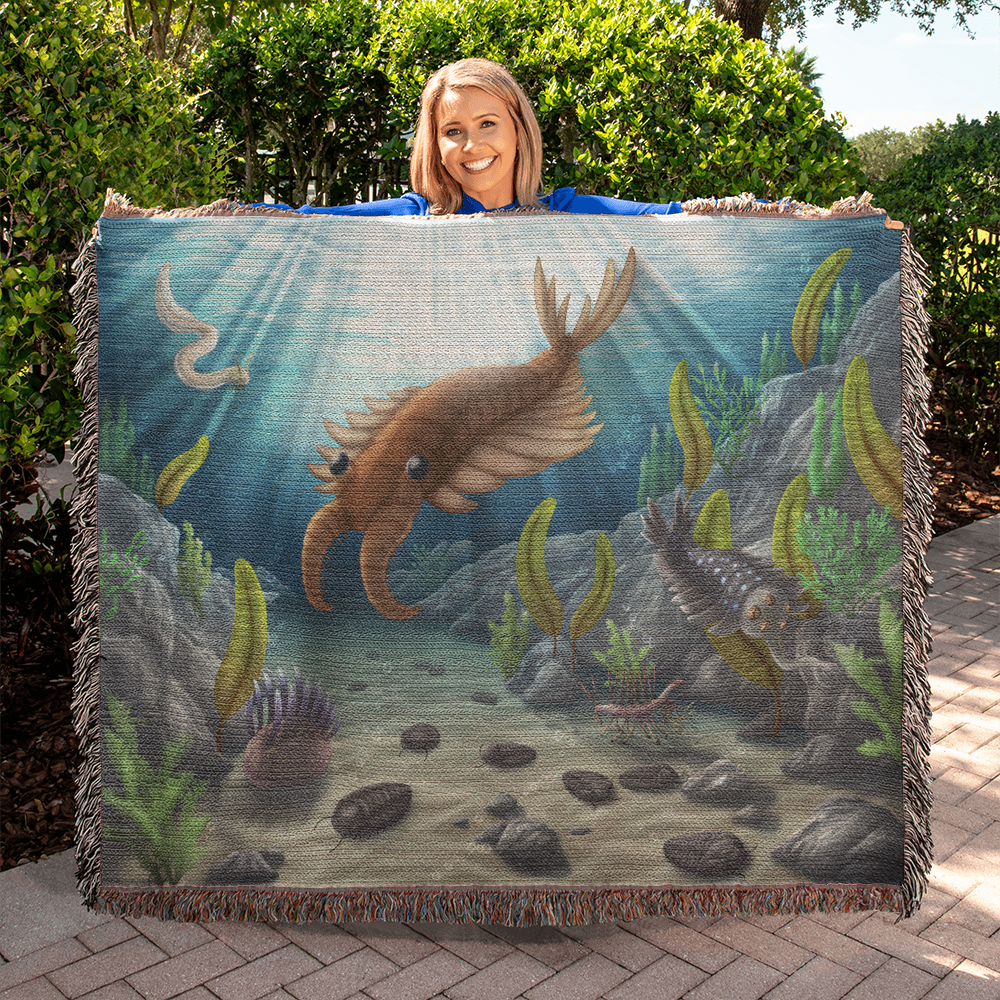 Coperta di raccolta delle pozze di marea dei mari cambriani