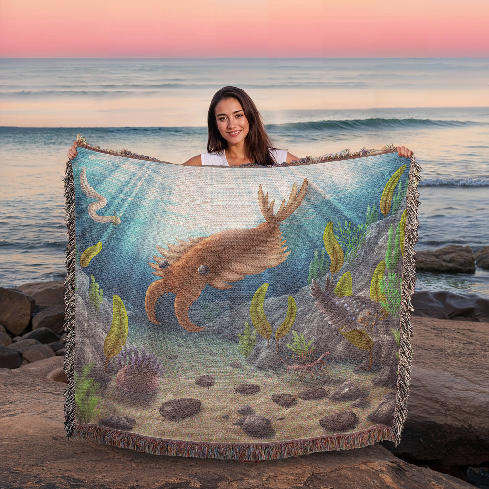 Coperta di raccolta delle pozze di marea dei mari cambriani