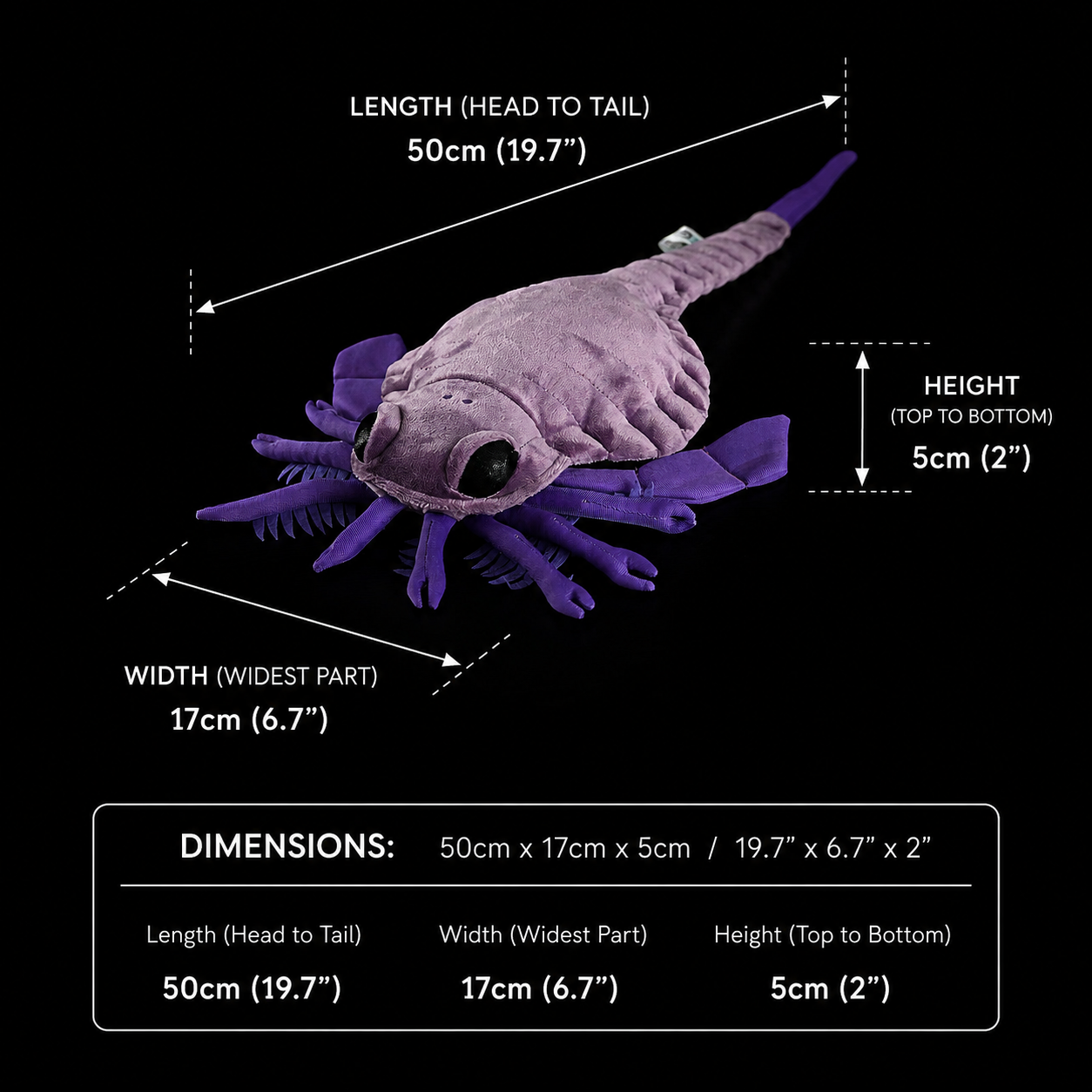 Carcinosoma Soft Stuffed Plush Toy