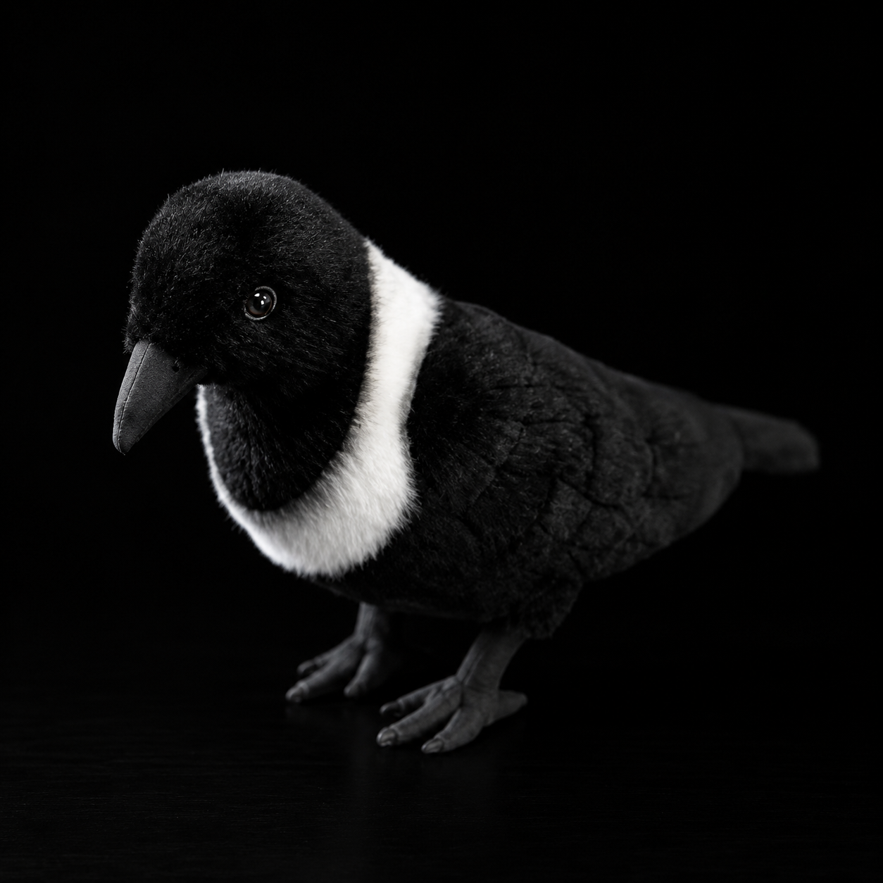 Collared Crow Soft Stuffed Plush Toy