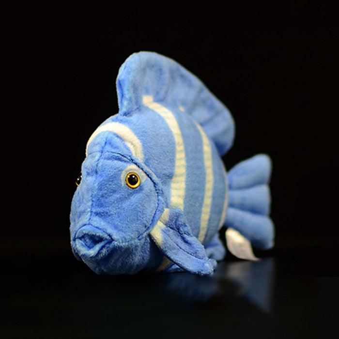Peluche morbido di pesce chirurgo blu atlantico 