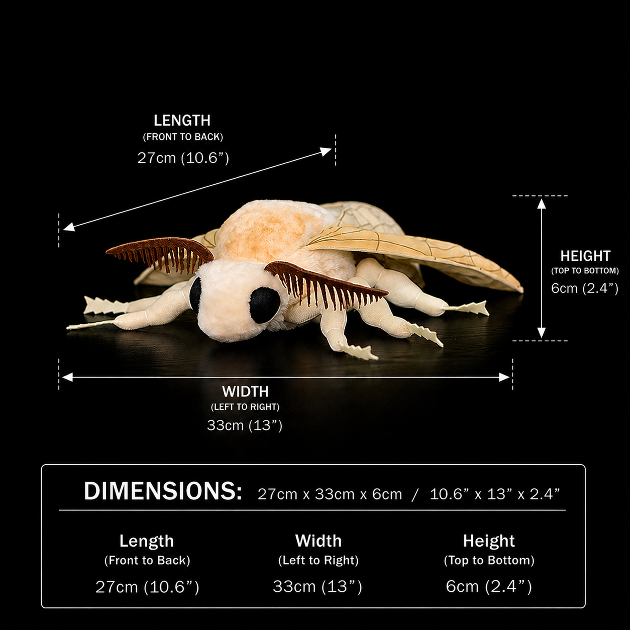Atlas Beetle Měkká plyšová hračka