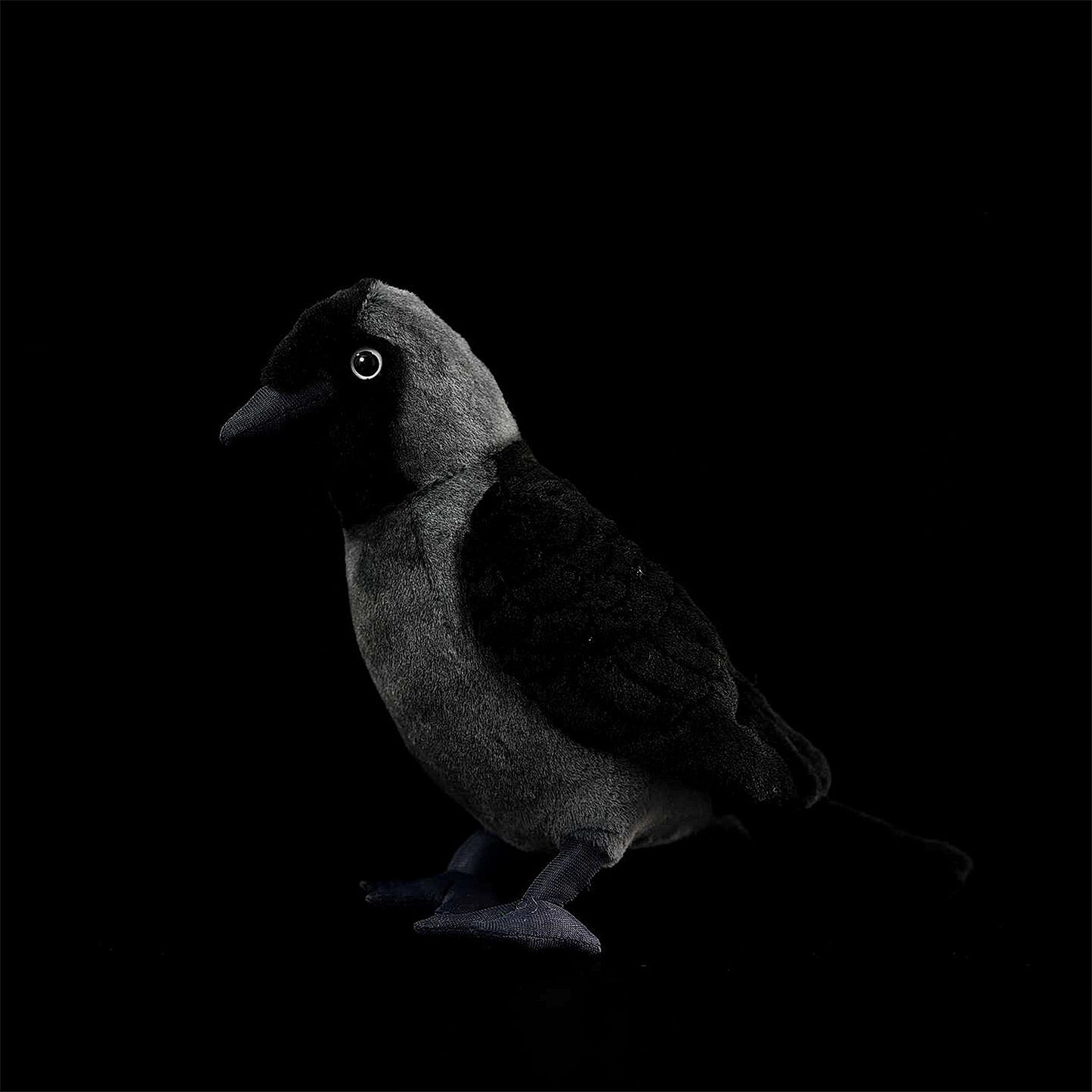 Western Jackdaw Crow Soft Stuffed Plush Toy