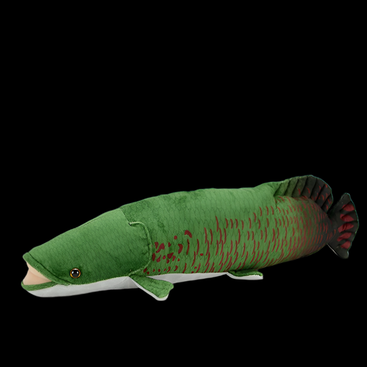 Peluche morbido di pesce Arapaima Gigas