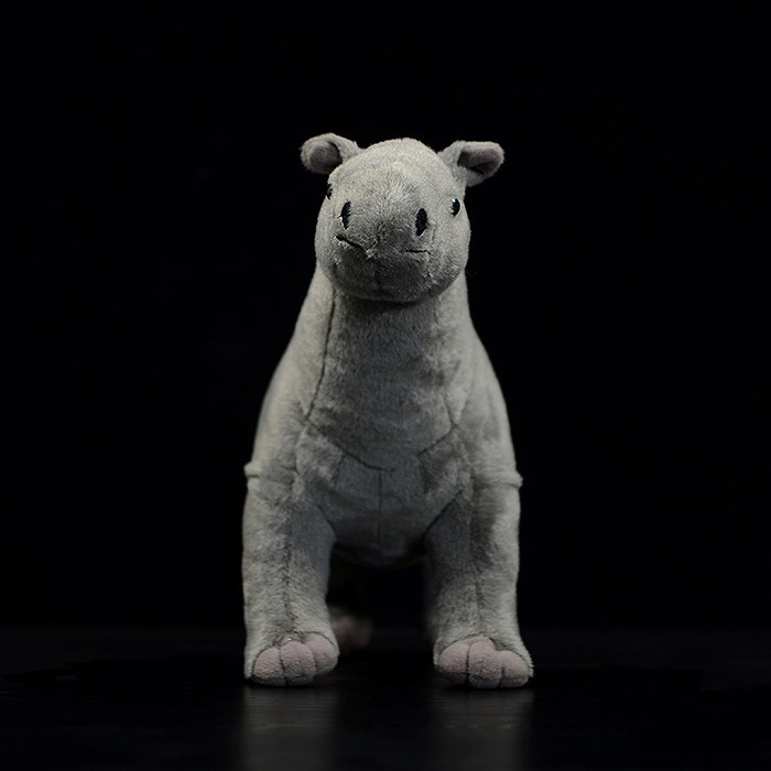 Peluche morbido di rinoceronte preistorico Paraceratherium