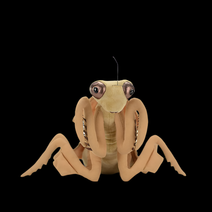 Peluche morbido di Mantide Foglia Morta