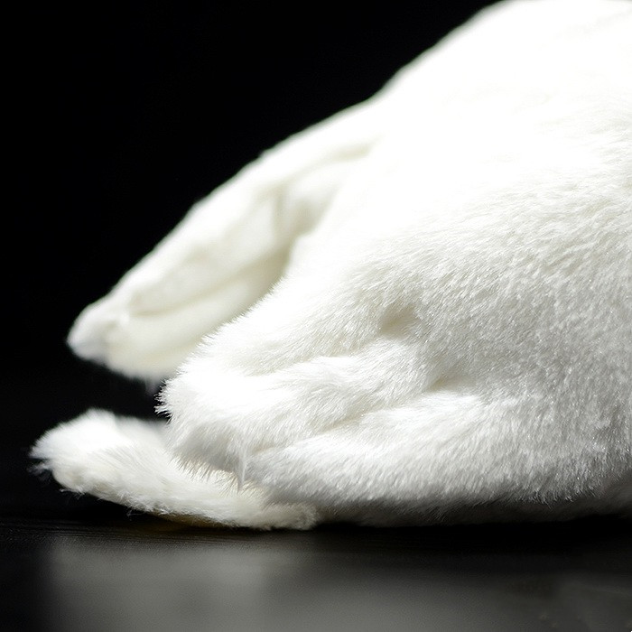 Peluche morbido a forma di ibis crestato giapponese