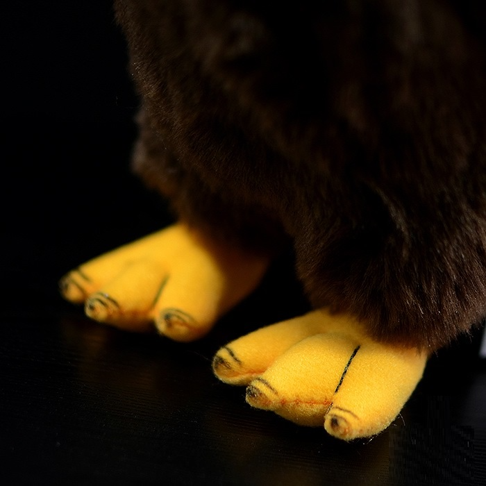 Peluche morbido a forma di aquila calva