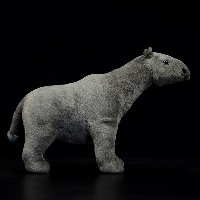Peluche morbido di rinoceronte preistorico Paraceratherium