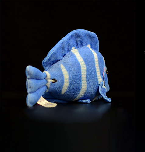 Peluche morbido di pesce chirurgo blu atlantico 