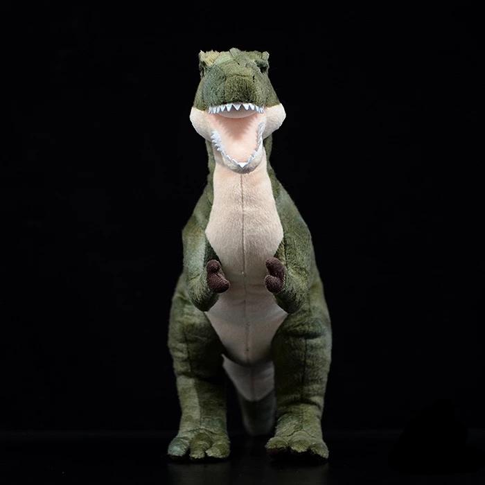 Peluche morbido di dinosauro tirannosauro T-Rex verde