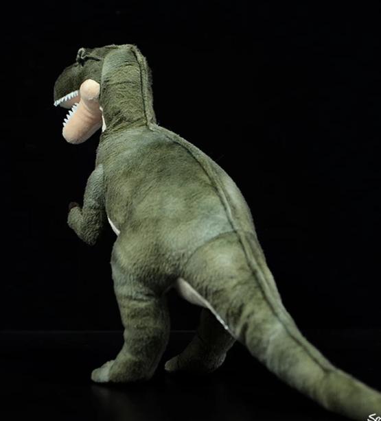 Peluche morbido di dinosauro tirannosauro T-Rex verde