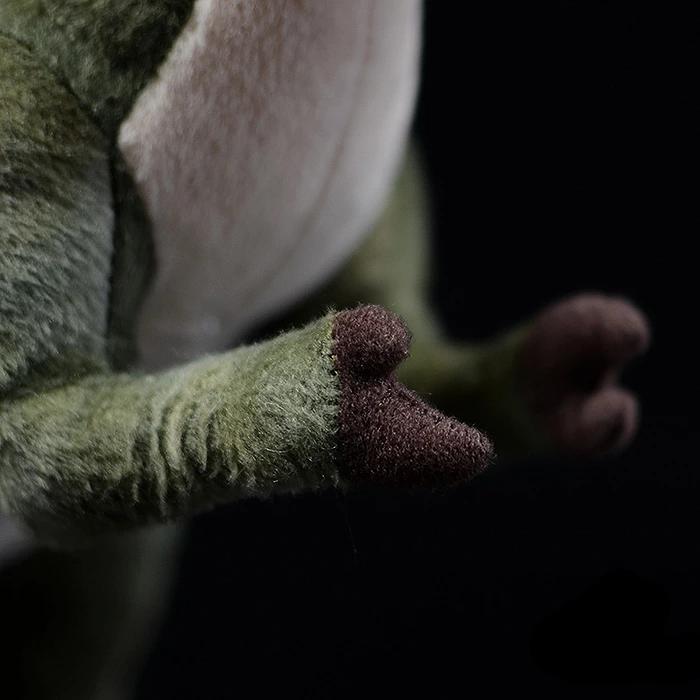 Peluche morbido di dinosauro tirannosauro T-Rex verde