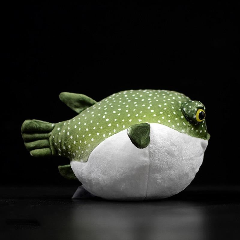 Peluche morbido di pesce palla e pesce scatola