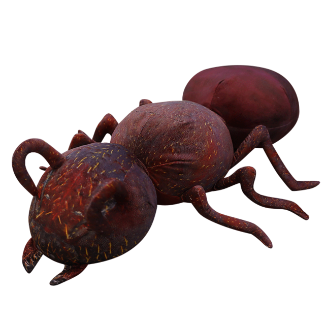 Peluche a forma di formica insetto di dimensioni normali