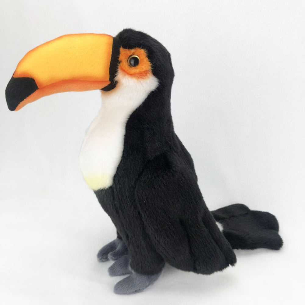 Peluche morbido a forma di tucano