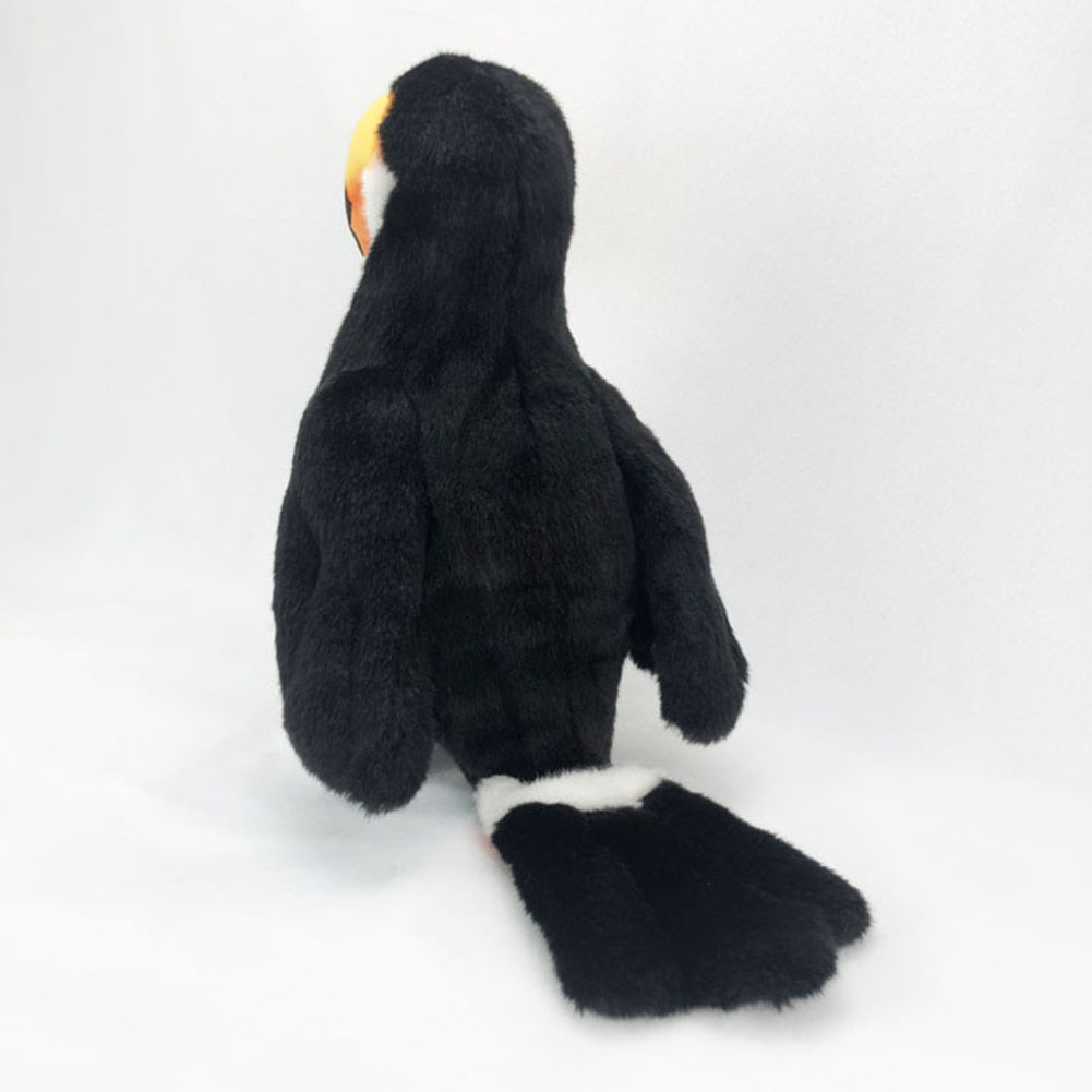 Peluche morbido a forma di tucano