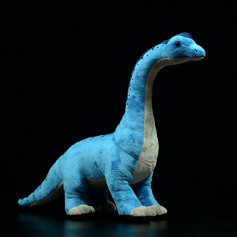 Peluche morbido di Brachiosauro blu