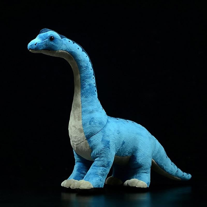 Peluche morbido di Brachiosauro blu