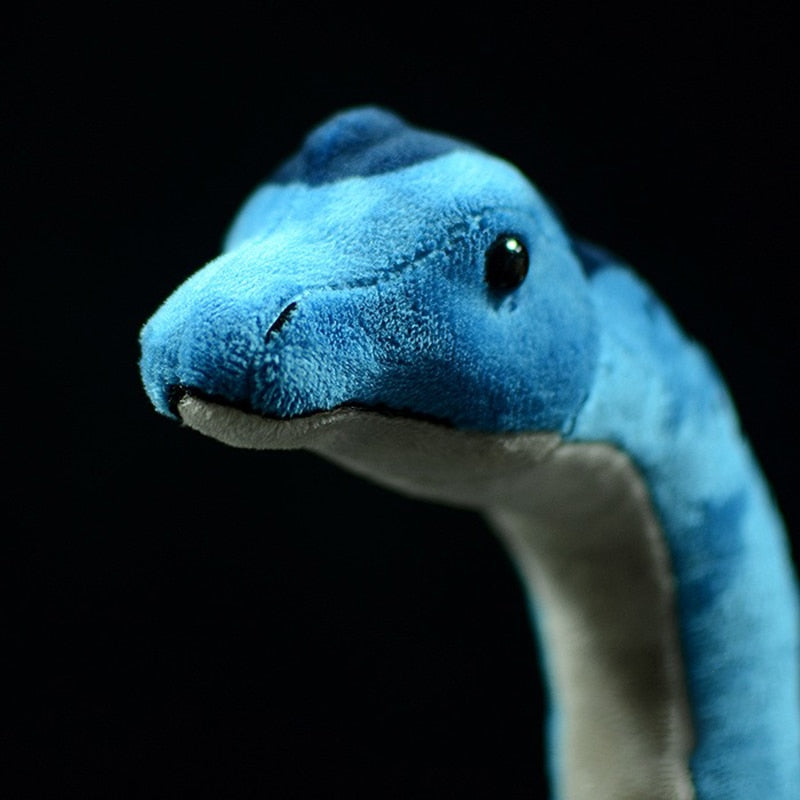 Peluche morbido di Brachiosauro blu