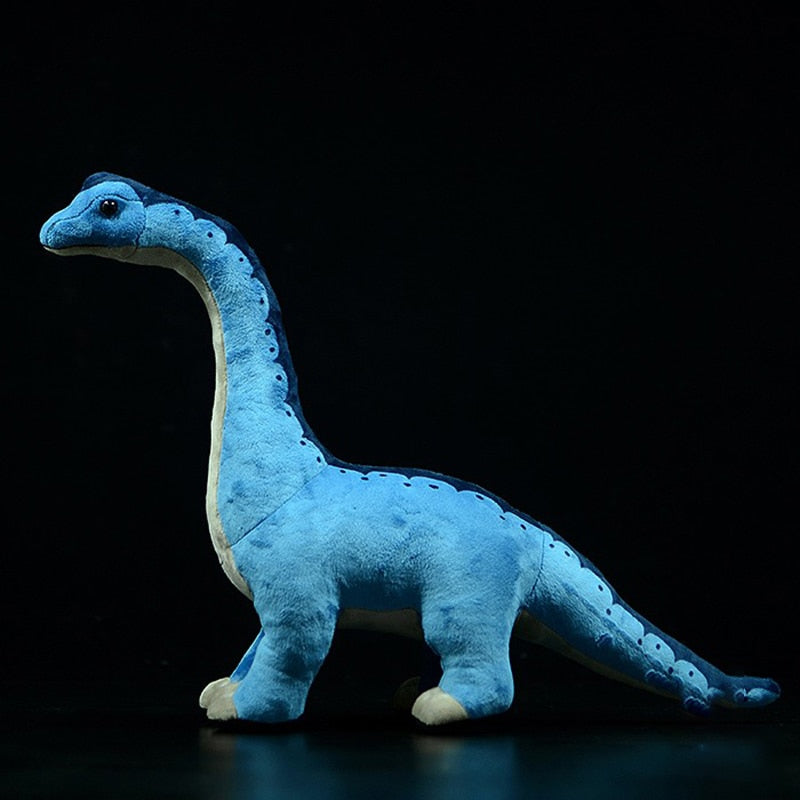 Peluche morbido di Brachiosauro blu